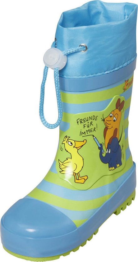 Foto: Playshoes regenlaarzen voor kinderen bff s blauw maat 26 27eu