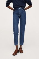 Mango Jeans Katoenen Mom Fit Jeans 17005949 55 Dames Maat - W34