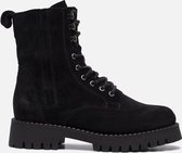 Tamaris Veterboots zwart Leer 178130 - Dames - Maat 40