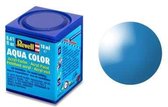 Revell Aqua #50 Light Blue - Gloss - RAL5012 - Acryl - 18ml Verf potje