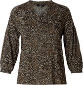 ES&SY Qiqi Blouse - Black/Multi-Colour - maat 42