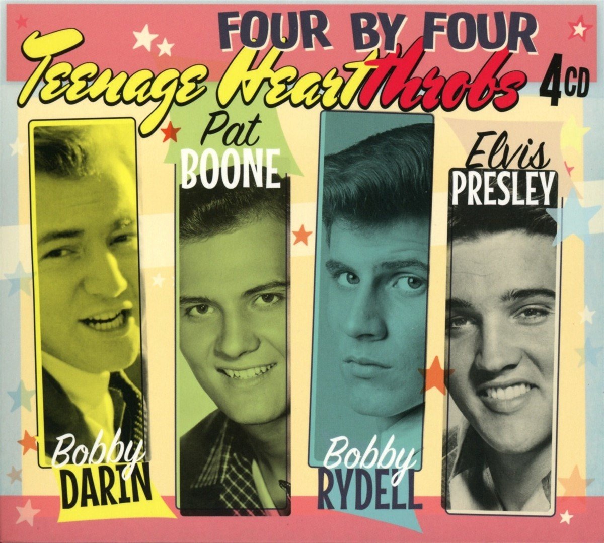Various Artists - Four By Four Teenage Heartthrobs (4 CD)