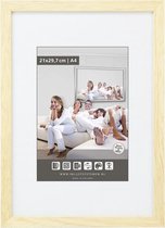 Houten Fotolijst - Profiel M100 - 40 x 50 cm - Blank ongelakt - Met polystyreen glasplaat