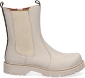 Braqeez 421774-502 Meisjes Chelsea Boots - Beige - Leer - Ritssluiting