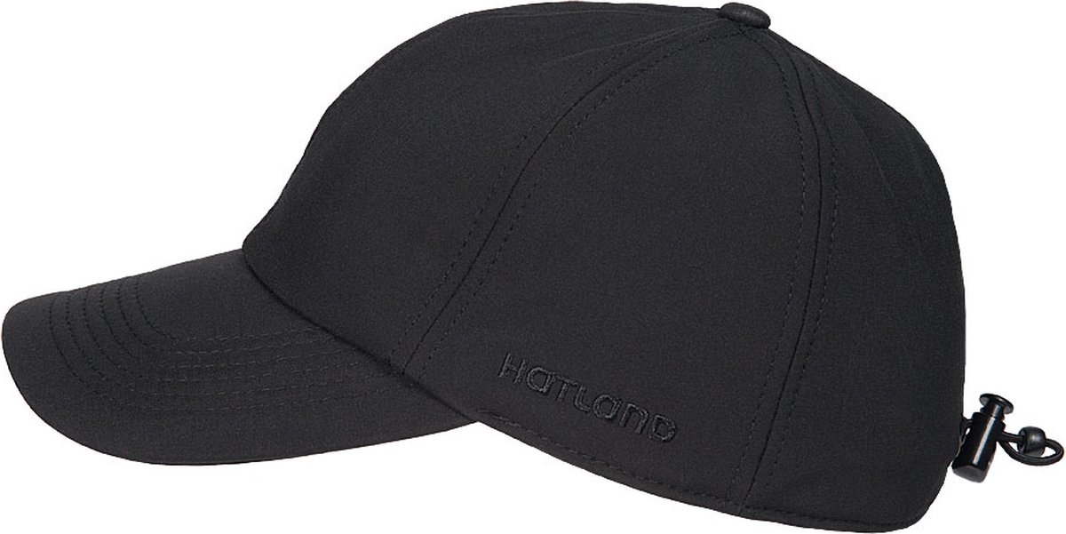 Hatland - Baseball cap voor heren - Branco - Zwart - maat XL (61CM)