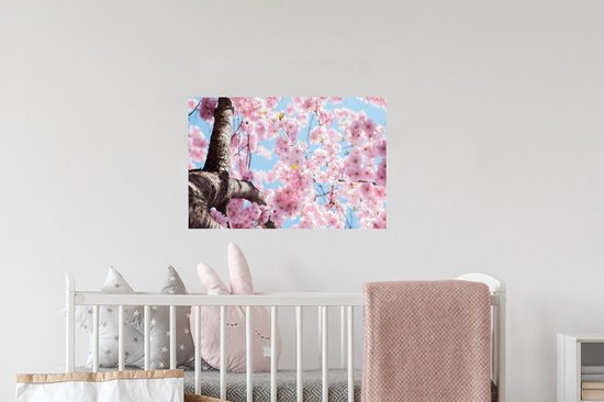 Stickers muraux - Film autocollant - Fleurs - Sakura - Arbre - 60x40 cm - Film adhésif - Stickers muraux muraux Chambre d'enfant - Papier peint autocollant - Papier peint autocollant - Film autocollant