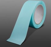 Vloer antislip tape PEVA waterdichte nano niet-markerende slijtvaste strip, afmeting: 5cm x 10m (diamanttextuur blauw)