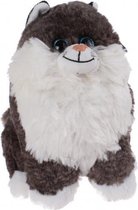 knuffelkat sparkle eyes 23 cm zwart