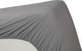 Beddinghouse Cotton Uni - Hoeslaken - Eenpersoons - 90x210/220 cm - Grey