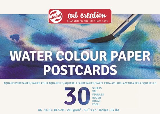 Talens Art Creation Aquarelverfpapier 10,5 x 14,8 cm 200 g 30 Vellen