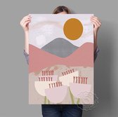 Scandinavische Stijl Print Poster Wall Art Kunst Canvas Printing Op Papier Met Waterproof Inkt  A