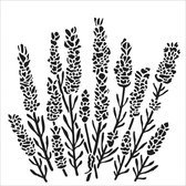 The Crafter's Workshop Stencil - 30.5x30.5cm - Lavendel