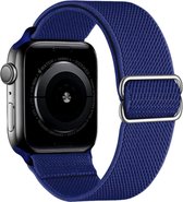 Nylon solo loop band - blauw - Geschikt voor Apple Watch