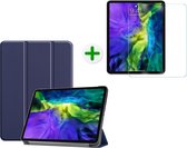 iPad Pro 2020 Hoes en Screenprotector - 11 inch - Tablet hoes en Screenprotector - Donker Blauw