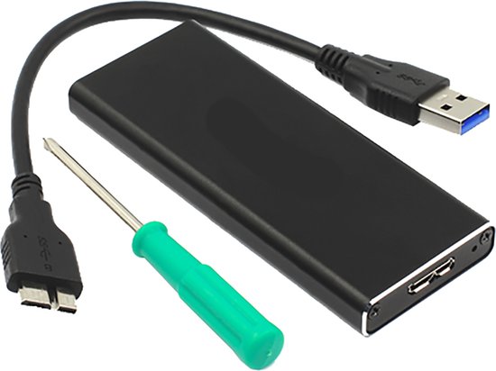 Bestuurbaar vloeistof Lotsbestemming M.2 NGFF B-key (SATA) naar USB 3.0 externe HDD case adapter B-key / HaverCo  | bol.com