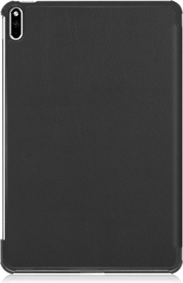 Tablet hoes geschikt voor Huawei MatePad Pro 10.8 (2021)- Tri-Fold Book Case - Zwart