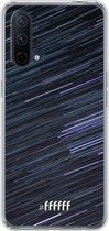 6F hoesje - geschikt voor OnePlus Nord CE 5G -  Transparant TPU Case - Moving Stars #ffffff