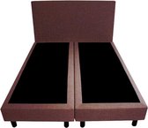 Bedworld Boxspring 200x200 - Geveerd - Waterafstotend fijn - Aubergine (MV63)