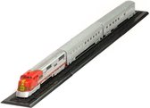 ATLAS SANTA FE SUPER CHIEF Z GAUGE - GREAT TRAINS OF THE WORLD schaalmodel 1:220