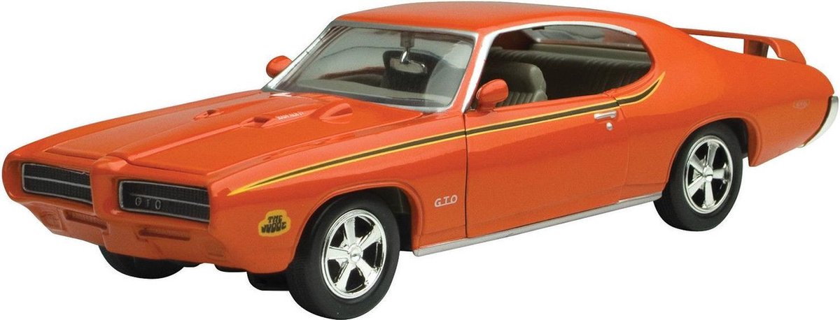 Motormax Pontiac Gto - Modelauto - Schaal 1:24 - Oranje