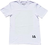 IA Interactief Glow T-Shirt voor Kinderen - Super Groene Gloed - Wit - Maat 140