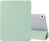 Geschikt Voor iPad Air 5/4 Hoes - Air Cover 10.9 Inch - Air 2022/2020 Hoes - Air 5/4 Case - Fonu Folio Cover - Shockproof - Met Autowake - Met Standaard - Met Pencil Houder - Dun - Lichtgroen