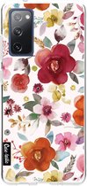 Casetastic Samsung Galaxy S20 FE 4G/5G Hoesje - Softcover Hoesje met Design - Flowers Multi Print
