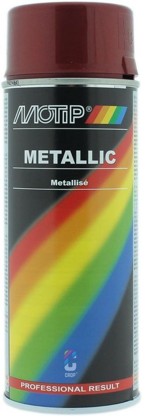 Motip Metallic Lak Rood - 400 ml | bol
