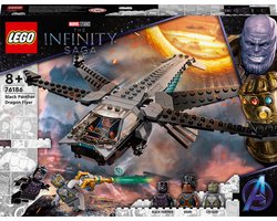 LEGO Marvel Avengers Black Panther Dragon Flyer - 76186