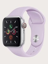 Siliconen watch bandje - Lila Paars - 38/40/41mm - Series 1 2 3 4 5 6 7 SE - Geschikt voor Apple Watch