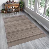 Tapiso Floorlux Vloerkleed Tapijt Grijs Keuken Eetkamer Maat– 120x170