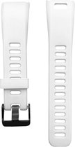 Bracelet de montre Convient pour Garmin Vivosmart HR Wit - Siliconen - Bracelet de montre - Dragonne - Bracelets.nu - Dragonne