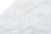 Decoratie plakfolie marmer look wit 45 cm x 2 meter zelfklevend - Decoratiefolie - Meubelfolie
