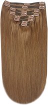 Remy Human Hair extensions Double Weft straight 18 - bruin 6#