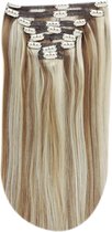 Remy Human Hair extensions Double Weft straight 16 - blond 14/22#