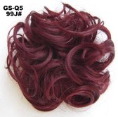 Hair Wrap, extensions de cheveux brésiliens chignon violet 99J #