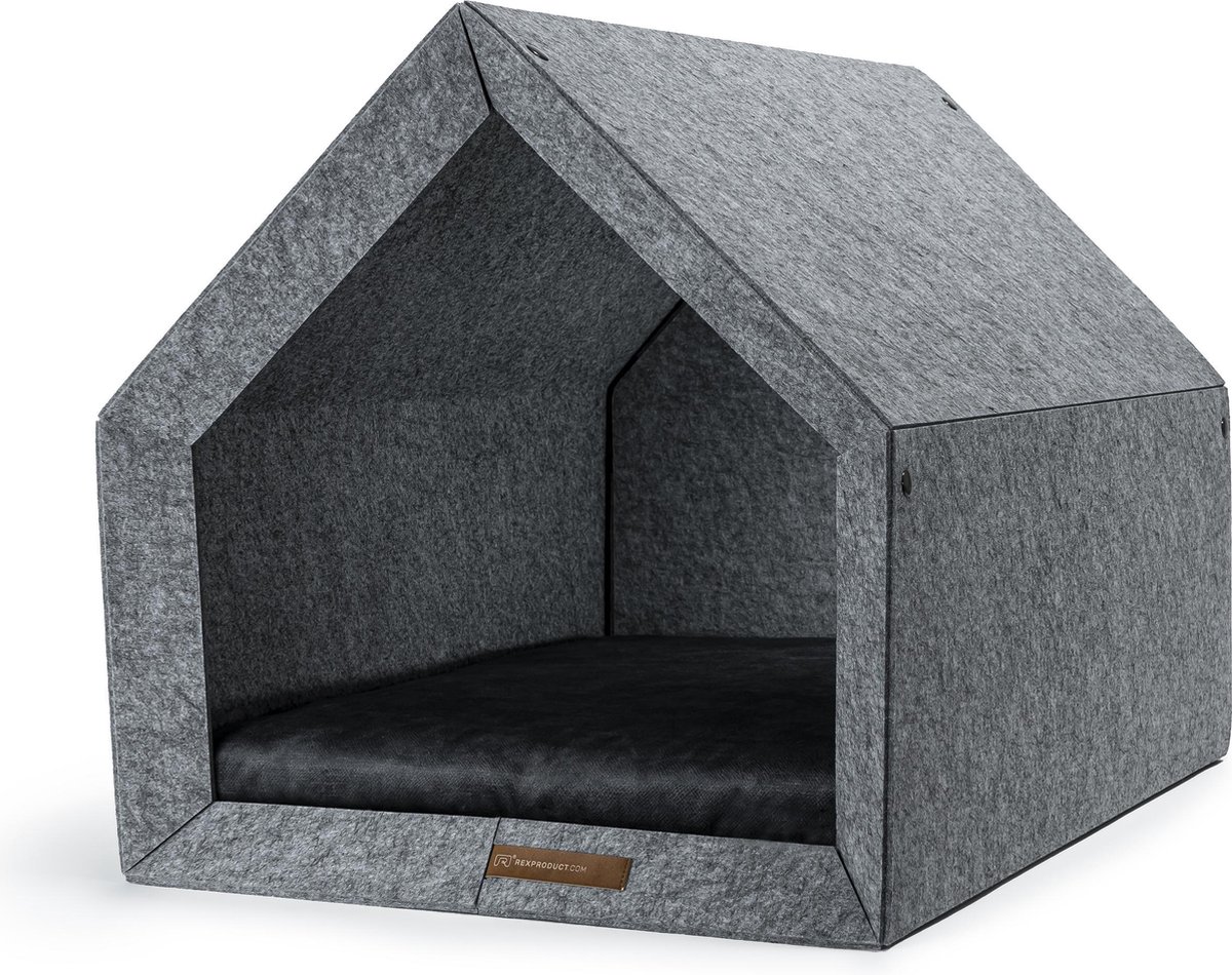 Groot hondenbed, 2-in-1, warm hondenhuis, bed voor binnen Groot hondenbed, 2-in-1, warm hondenhuis, bed voor binnen
