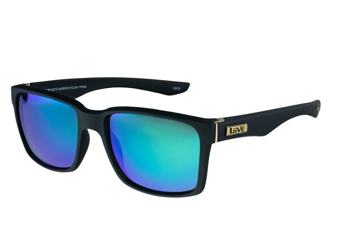 Liive Vision | Zonnebril | MOTO | Mirror Polar Matt Black