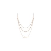 Guess Dames edelstalen ketting One Size Roségoud 32015614