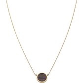 Kerbholz Dames Ketting edelstaal / hout One Size Goud 32014673