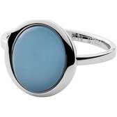 Skagen Dames Dames Ring Stainless Steel Glass Stone 60 Zilver 32016931
