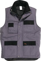 Gevavi Workwear - GW21 Werkjas - Bodywarmer Winddicht - Grijs - Maat XL