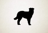 Australische Retriever - Silhouette hond - L - 75x88cm - Zwart - wanddecoratie