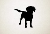 Bocker - Silhouette hond - S - 47x45cm - Zwart - wanddecoratie