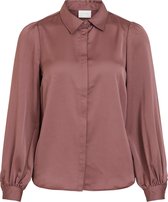 Viellette Satin L/s Shirt/su - Fav 14068517 Rose Taupe