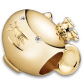 Tracelet - Zilveren bedels Bedel Chinese astrologie Rat | Horoscoop bedel | Verguld 925 Sterling Zilver - Pandora compatible - 925 Zilver Certificaat - Valentijn cadeau