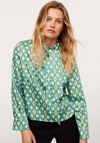 Mango Blouse Blouse Met Geometrische Print 17033790 43 Dames Maat - XXS