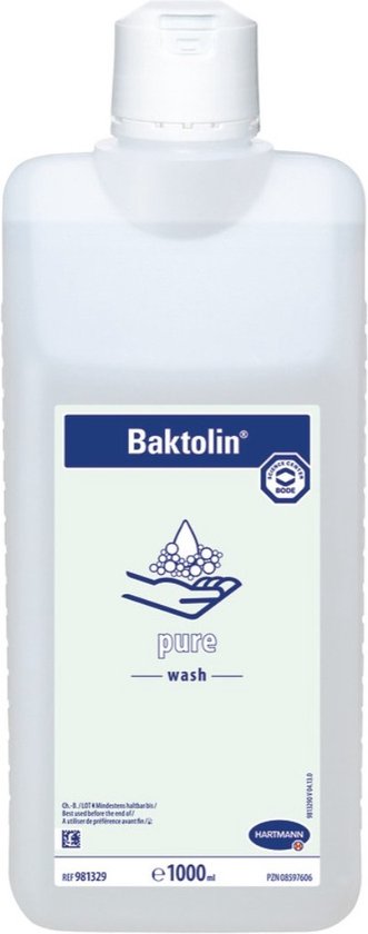tafel Land slijtage Baktolin Pure | Waslotion 500 ml | Zeep- en alkalivrij | Reinigt goed |  bol.com