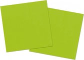 servetten 33 x 33 cm papier groen 20 stuks