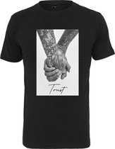 Urban Classics Heren Tshirt -L- Trust 2.0 Zwart
